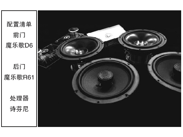 常州道声汉兰达汽车音响改装魔乐歌D6和R61 